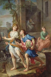 Partida del joven Tobías, 1733